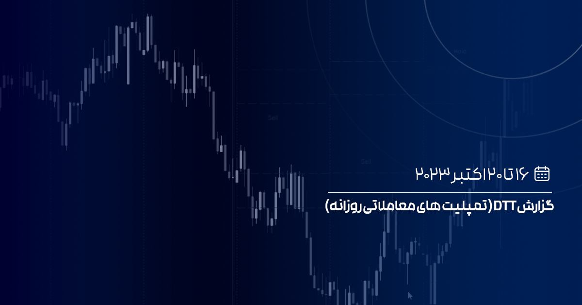 گزارش DTT ( تمپلیت های معاملاتی روزانه) 16 تا 20 اکتبر 2023